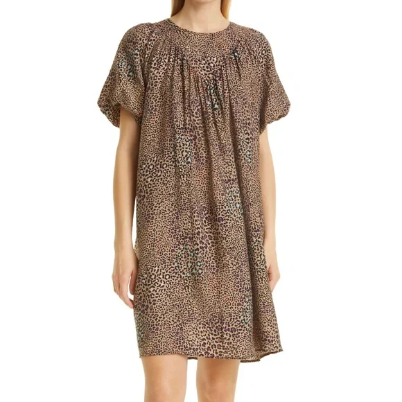 Munthe Dresses | Women's Munthe Palermo Print Swing Dress | Color: Cream/Tan | Size: Xs | Lgoldman12's Closet Munthe Dresses | Women's Munthe Palermo Print Swing Dress | Color: Cream/Tan | Size: Xs | Lgoldman12's Closet
